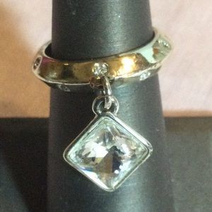 ‼️final must bundle ‼️Silver Tone  Dangle Ring